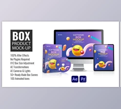 Download Box Product Mock-up V2 (Videohive 33176397) - AE Project