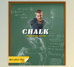 Download Chalk Photoshop Action 20542829