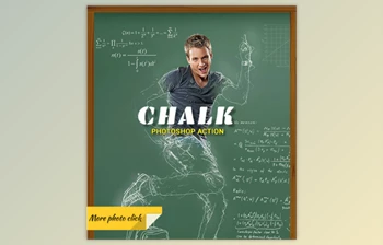 Download Chalk <span class='badge badge-warning'>Photoshop</span> Action 20542829