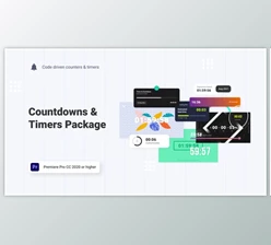 Download Countdowns & Timers Pack l MOGRT for Premiere Pro (Videohive 33696906)