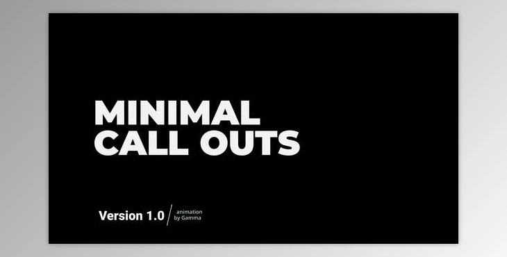 Download Minimal Call Outs | Premiere Pro (MOGRT) (Videohive 33838373)
