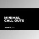 Download Minimal Call Outs | Premiere Pro (MOGRT) (Videohive 33838373)