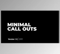 Download Minimal Call Outs | Premiere Pro (MOGRT) (Videohive 33838373)