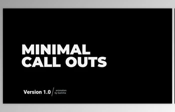 Download Minimal <span class='badge badge-warning'>Call</span> Outs | Premiere Pro (MOGRT) (Videohive 33838373)