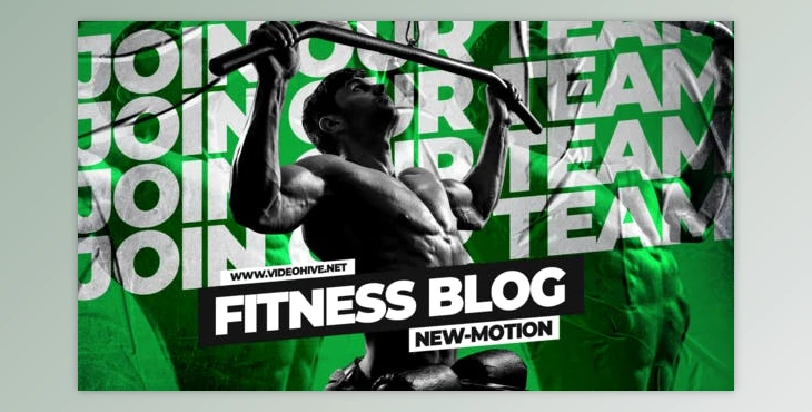 Download Powerful Bodybuilding Fitness Blog Intro (Videohive 33818585)