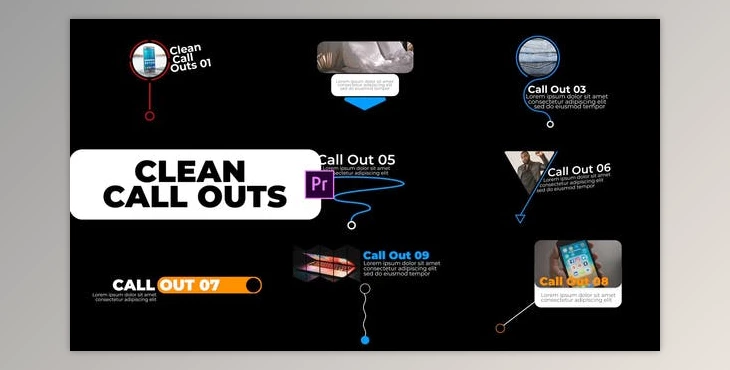 Download Clean Call Outs (Videohive 33801664) - PR Project