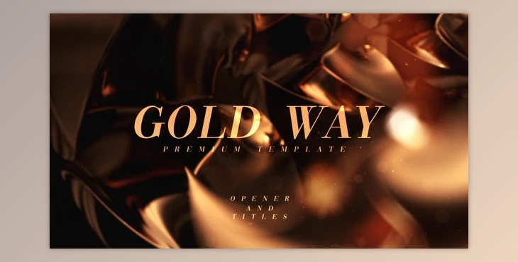 Download Gold Way (Videohive 33907333) - AE Project