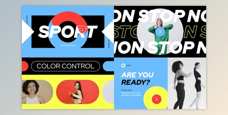 Download Youtube Sport Promo Opener (Videohive 33937079) - AE Project