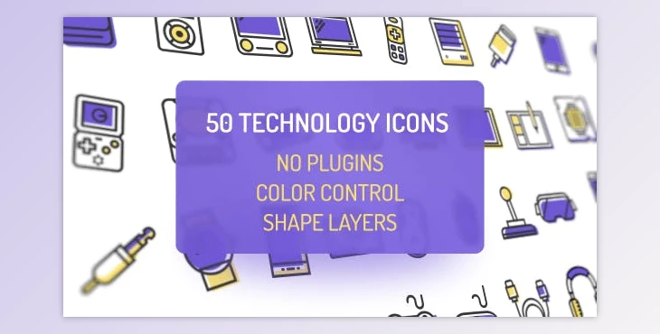 Download Technology Icons (Videohive 20376029) - AE Project