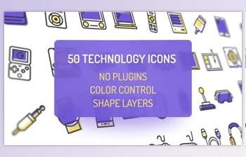 Download Technology <span class='badge badge-warning'>Icons</span> (Videohive 20376029) - AE Project