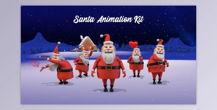 Download Happy Christmas v2 - Santa Animation Kit (Videohive 22966551) - AE Project