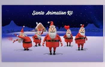 Download Happy Christmas v2 - Santa Animation <span class='badge badge-warning'>Kit</span> (Videohive 22966551) - AE Project