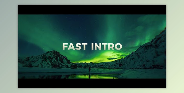 Download Fast Intro (Videohive 21363903) - AE Project