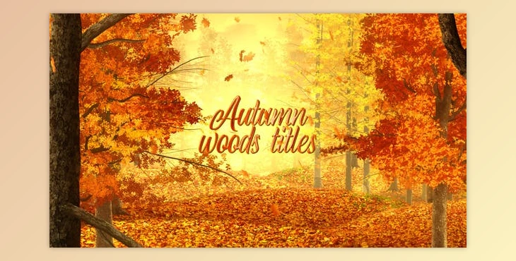 Download Autumn Woods Titles (Videohive 33925235) - AE Project