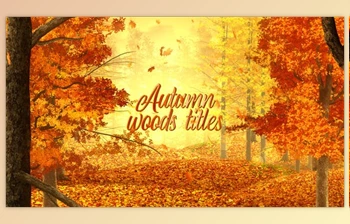 Download Autumn Woods <span class='badge badge-warning'>Titles</span> (<span class='badge badge-warning'>Videohive</span> 33925235) - AE Project