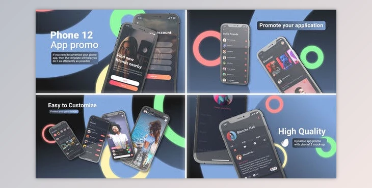 Download App Presentation Phone 12 (Videohive 33959235) - AE Project