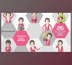 Download 26 Action Set Telemarketer (Videohive 33966263) - AE Project