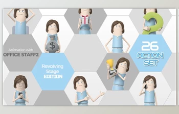 Download 26 Action Set Office Staff <span class='badge badge-warning'>2</span> (Videohive 33966245) - AE Project