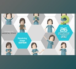 Download 26 Action Set Medical Staff (Videohive 33966255) - AE Project