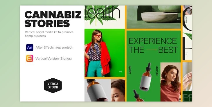 Download Vertical Cannabiz Hemp Product Business Stories (Videohive 33961101) - AE Project