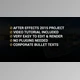 Download Creative Corporate Bullet Texts (Motionarray 992353) - AE Project