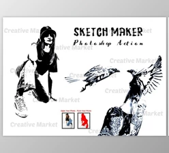 Download Sketch Maker Photoshop Action 6516725
