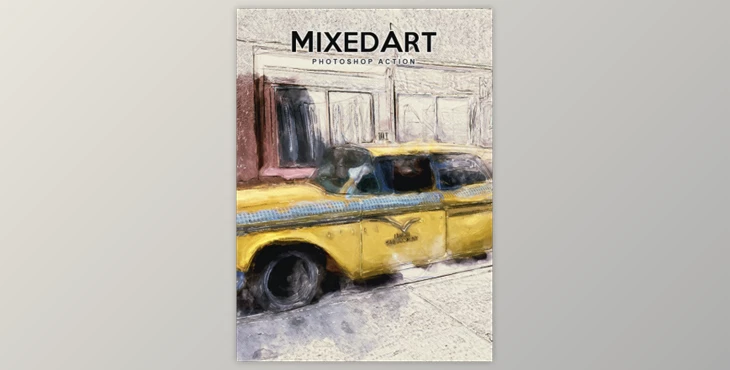 Download MixedArt – Photoshop Action 20560997 (ABR, ATN)