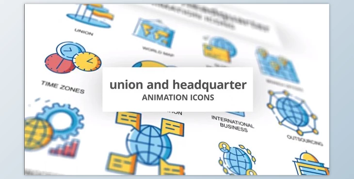Download Union & Headquarter - Animation Icons (Motionarray 969004)