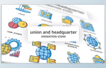 Download <span class='badge badge-warning'>Union</span> & Headquarter - Animation Icons (Motionarray 969004)
