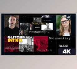 Download Glitch Intro - Crime Diary (Videohive 33865855) - AE Project