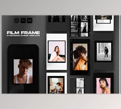 Download Film Frame Instagram Story Template Creativemarket 4697775