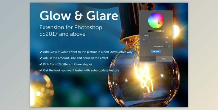 Download Glow & Glare – Photoshop Extension (zxp, pdf)