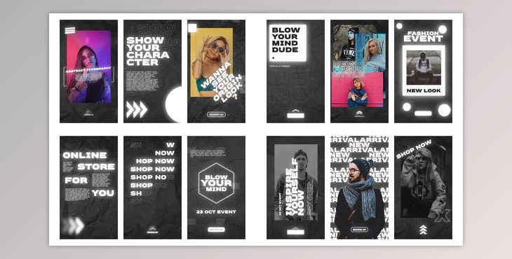 Download Abstract Instagram Pack (Videohive 33872358) - AE Project