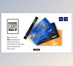 Download Plastic Card Mock-up 33666409 Videohive