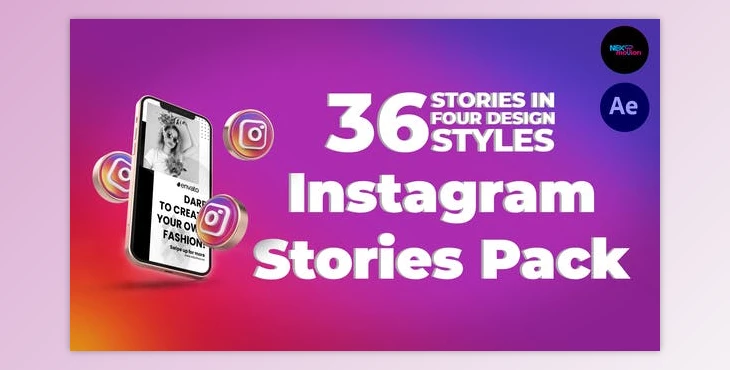 Download Instagram Stories Pack | 36 Template Designs (Videohive 33849113) - AE Project