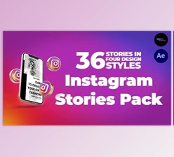 Download Instagram Stories Pack | 36 Template Designs (Videohive 33849113) - AE Project