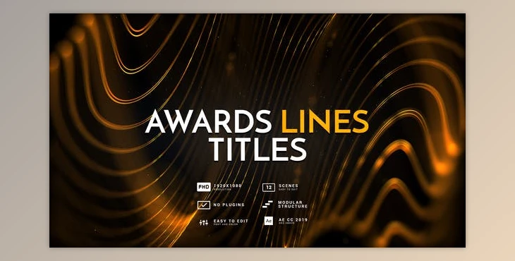 Download Awards Lines Titles (Videohive 26786332) - AE Project