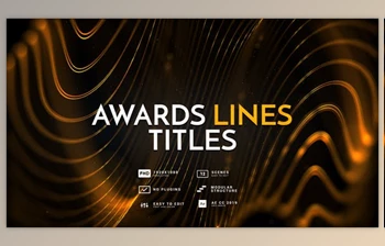 Download Awards Lines <span class='badge badge-warning'>Titles</span> (<span class='badge badge-warning'>Videohive</span> 26786332) - AE Project