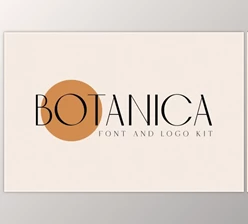 Download Botanica – Font And Logo Kit (EPS, WOFF, OTF, AI)
