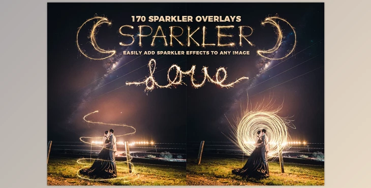 Download 170 Sparkler Overlays for Photoshop - CreativeMarket 352836
